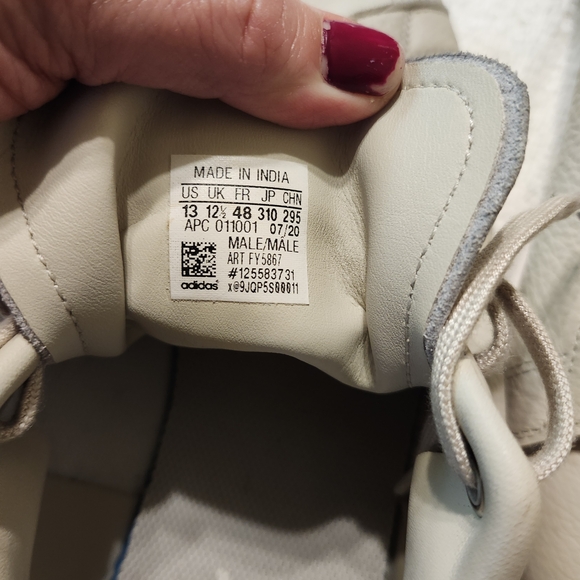 Adidas Men's Light Tan Sneakers - Picture 5 of 5